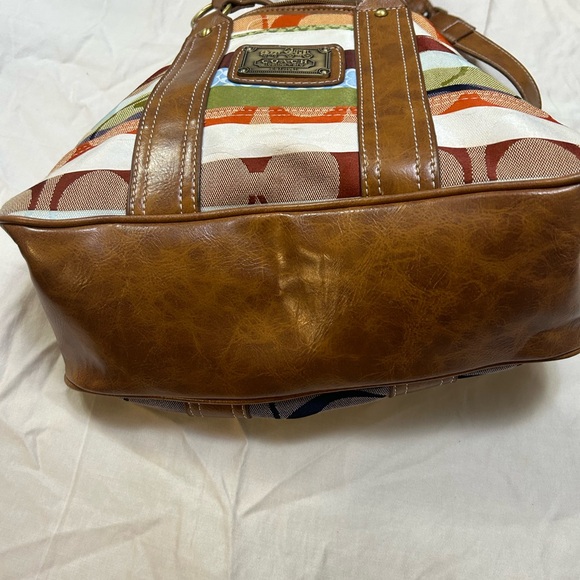 Coach Multicolor Signature Shoulder Bag - Picture 9 of 9